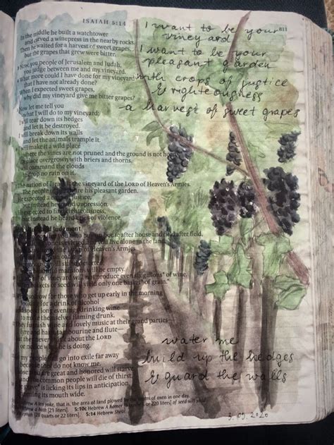 I am you vineyard | Bible art journaling, Bible love, Bible art