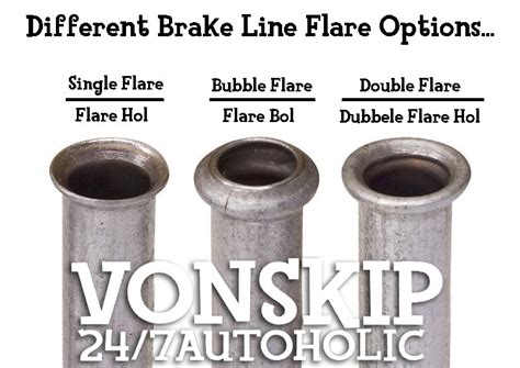 247 AUTOHOLIC: Thursday Tech Specs - Brake Line Flare Differences...