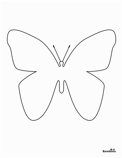 Simple Butterfly Coloring Pages | Butterfly coloring page, Simple butterfly, Easy coloring pages