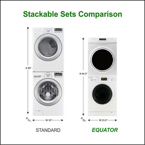 Full Size Stackable Washer And Dryer