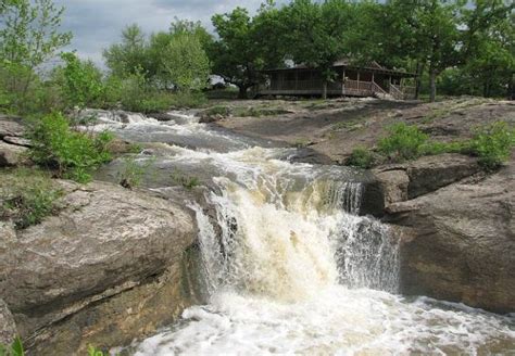 Butcher Falls - Red Buffalo Ranch Sedan, KS Buffalo Ranch, Lodges ...