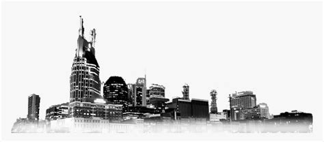 Nashville Skyline Silhouette Png - Nashville Skyline Transparent Background, Png Download - kindpng