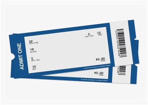 7 Best Images Of Blank Concert Ticket Template Printa - vrogue.co