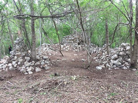 Yacman church photo (facing east), showing partially walled, wide... | Download Scientific Diagram