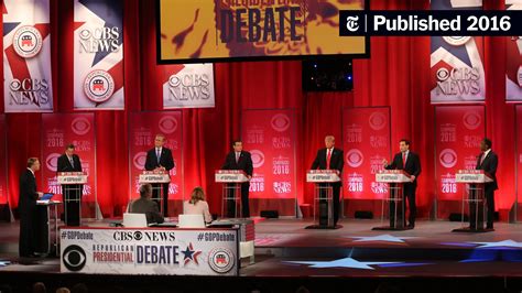 Transcript of the Republican Presidential Debate - The New York Times