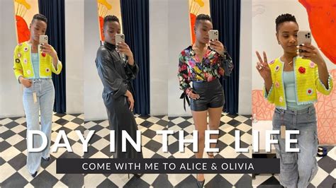 COME WITH ME TO ALICE & OLIVIA GEORGETOWN | TOUR + TRY ON HAUL - YouTube