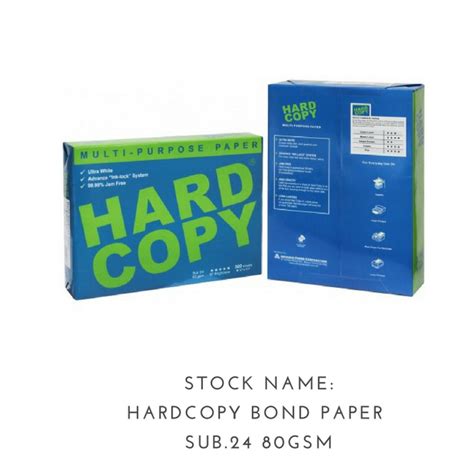 /-EHard Copy Bond Paper Sub.24 80gsm | Lazada PH