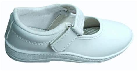 Girls White Pvc Velcro School Shoes at Rs 125/pair in Bahadurgarh | ID: 2852137276155