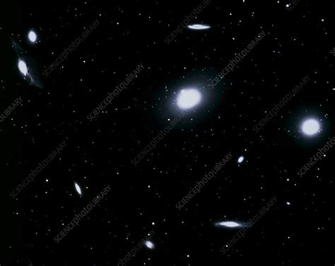 Virgo cluster of galaxies - Stock Image - R900/0027 - Science Photo Library