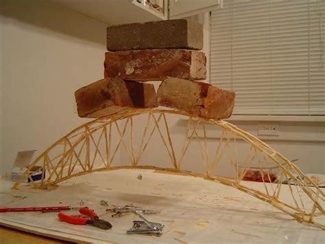 Strongest Toothpick Bridge | After adding some cross-bracing on the top ...