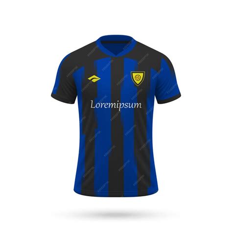 Premium Vector | 3d realistic soccer jersey shirt template football kit ...