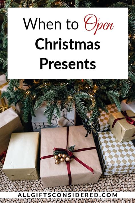 When to Open Christmas Presents » All Gifts Considered