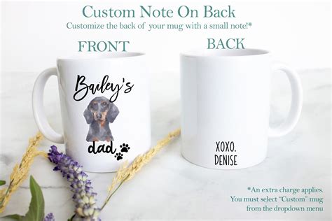 Personalized Dog Mug Set Dog Coffee Mug Dog Lover Gift | Etsy
