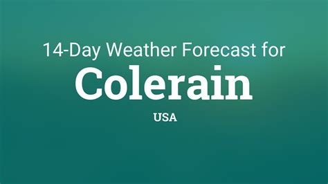 Colerain, USA 14 day weather forecast