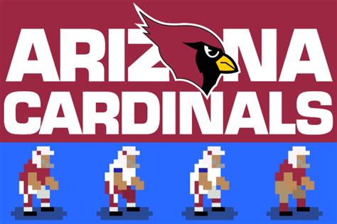 Throwback Arizona Cardinals 1990's uniforms. HOME is classic red/white, AWAY is the Arizona ...