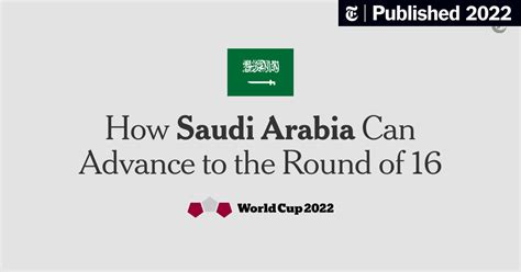 How Saudi Arabia Can Advance to the Next Round of the World Cup - The ...