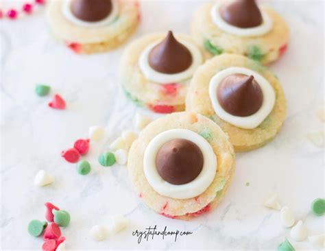 Easy Christmas Thumbprint Cookies - CrystalandComp.com