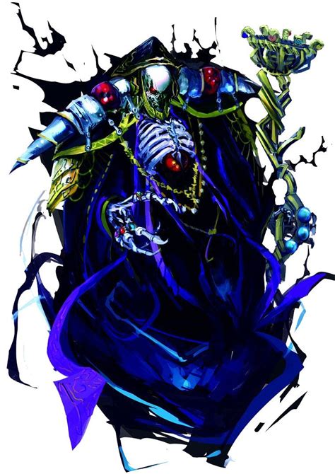 Momonga [Overlord] | COOL SKELETONS!!!!! NYE HE HE HEE!!!!! | Anime art, Anime, All anime