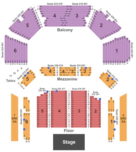 Austin City Limits Live Moody Theater Seating Chart | Elcho Table