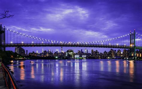 1440x900 Skyline Triboro Nyc Bridge 1440x900 Resolution HD 4k ...