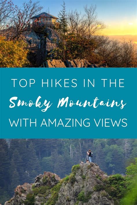 Top Hikes in the Great Smoky Mountains with Amazing Views | Smokey mountains vacation, Smoky ...