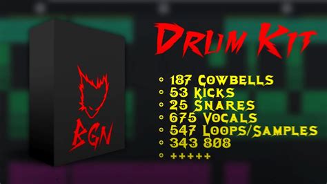 FREE | BGN DRUM KIT - PHONK/TRAP | COWBELL, KICK, SNARE, SAMPLES, LOOPS ...