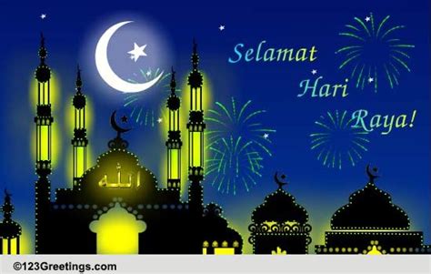 Selamat Hari Raya Wish... Free Hari Raya eCards, Greeting Cards | 123 ...