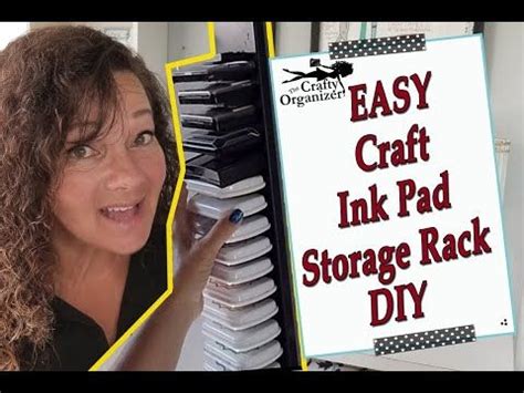 EASY Craft Ink Pad Storage Rack DIY | Ink pad storage, Stamp storage, Diy storage rack