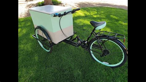 Tricycle Vending Cart - How to Build Your Own Ice Cream Cart - YouTube