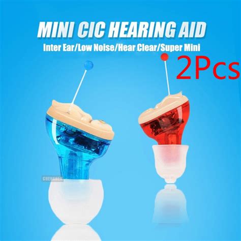 ZHONGDE Portable Invisible Hearing Aid Adjustable Wireless Digital Mini ...