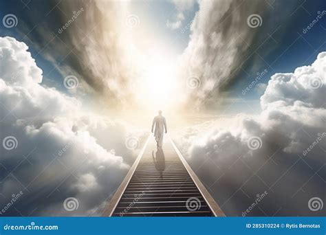 Stairs To Heaven and Human Soul Going To Heaven Visualization ...