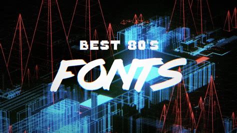 The Best 10 Free 80's Fonts That You Need To See