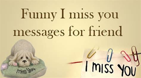 Funny I Miss you Messages for Friend | Best Message