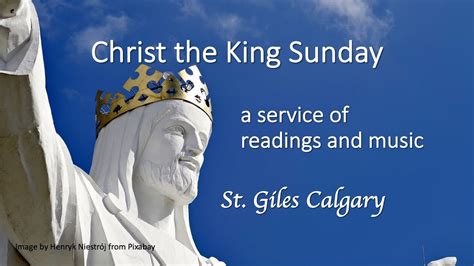 Celebrate Christ the King Sunday with us! - YouTube