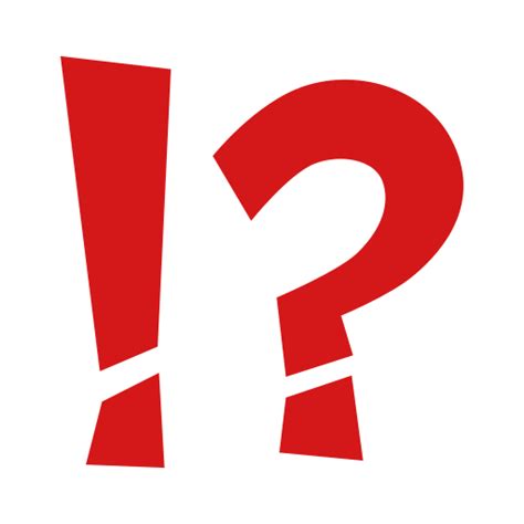 Exclamation Mark Question Mark Emoji Clipart Png | Images and Photos finder