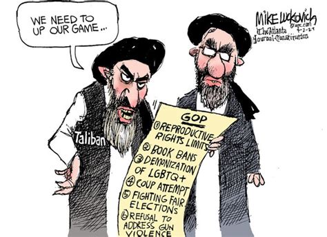 RealClearPolitics | Mike Luckovich for Apr 02, 2023 | Political Cartoons