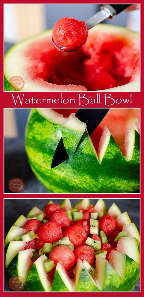 Watermelon Ball Bowl and how to freeze Watermelon by Flawless Food