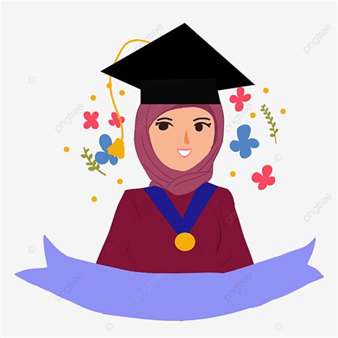 Muslim Wisuda , Muslimah, Jilbab, Wisuda PNG Transparan Clipart dan File PSD untuk Unduh Gratis