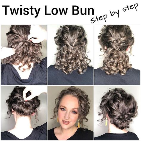 Fresh Easy Updos For Curly Hair Step By Step Trend This Years - The ...