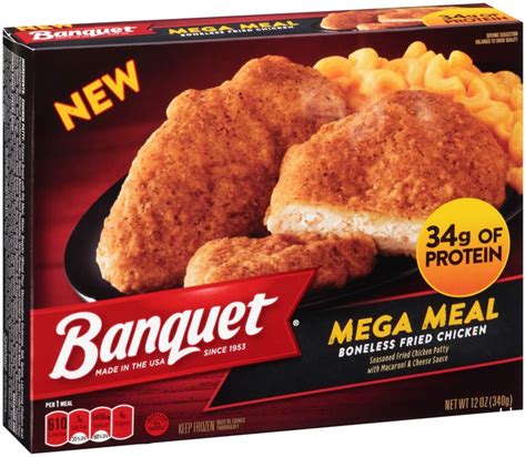 Banquet® Mega Meal Boneless Fried Chicken Reviews 2020