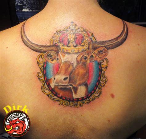 Texas Longhorn Bull Tattoo by BullseyeTattoo on DeviantArt