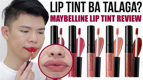 Maybelline Matte Lip Tint Review | Sitelip.org