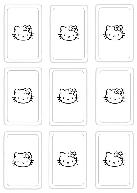 Sanrio uno card backside in 2022 | Hello kitty drawing, Hello kitty ...