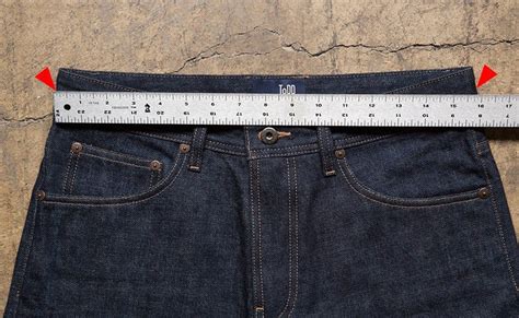 Measure the right jean waist size | Todd Shelton Blog