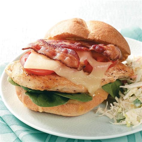 Bacon-Chicken Sandwiches Recipe | Taste of Home