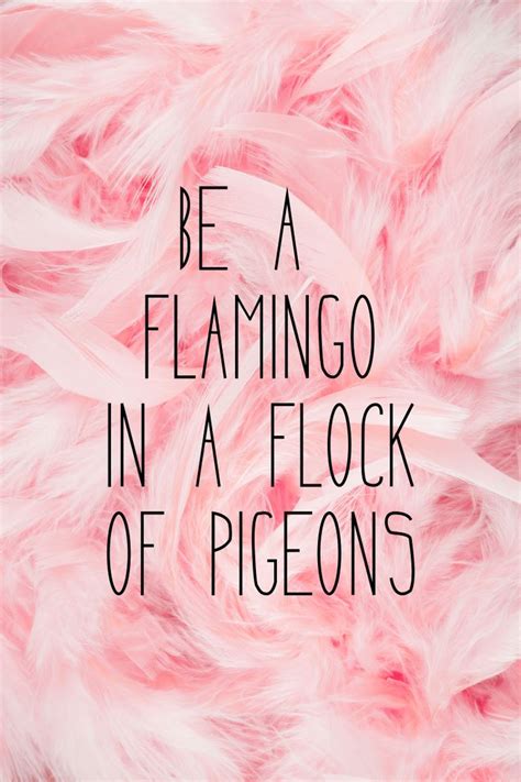 Be a flamingo ♥️ Art Print by Gabi Davis | Society6 | Pink quotes, Flamingos quote ...