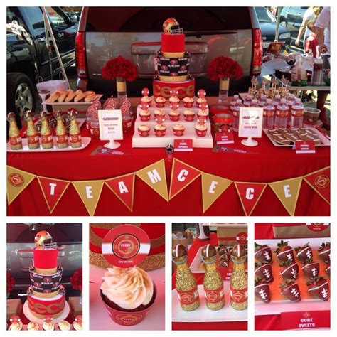 Football Party Ideas | 49ers birthday party, Football birthday party ...