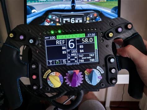 I program custom replica dashboards, copying the ones real F1 drivers ...