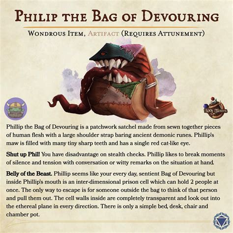 [Art] Philip the Bag of Devouring : r/DnD