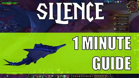 Silence - Nazjatar Pet Battle 1 Minute Guide - YouTube